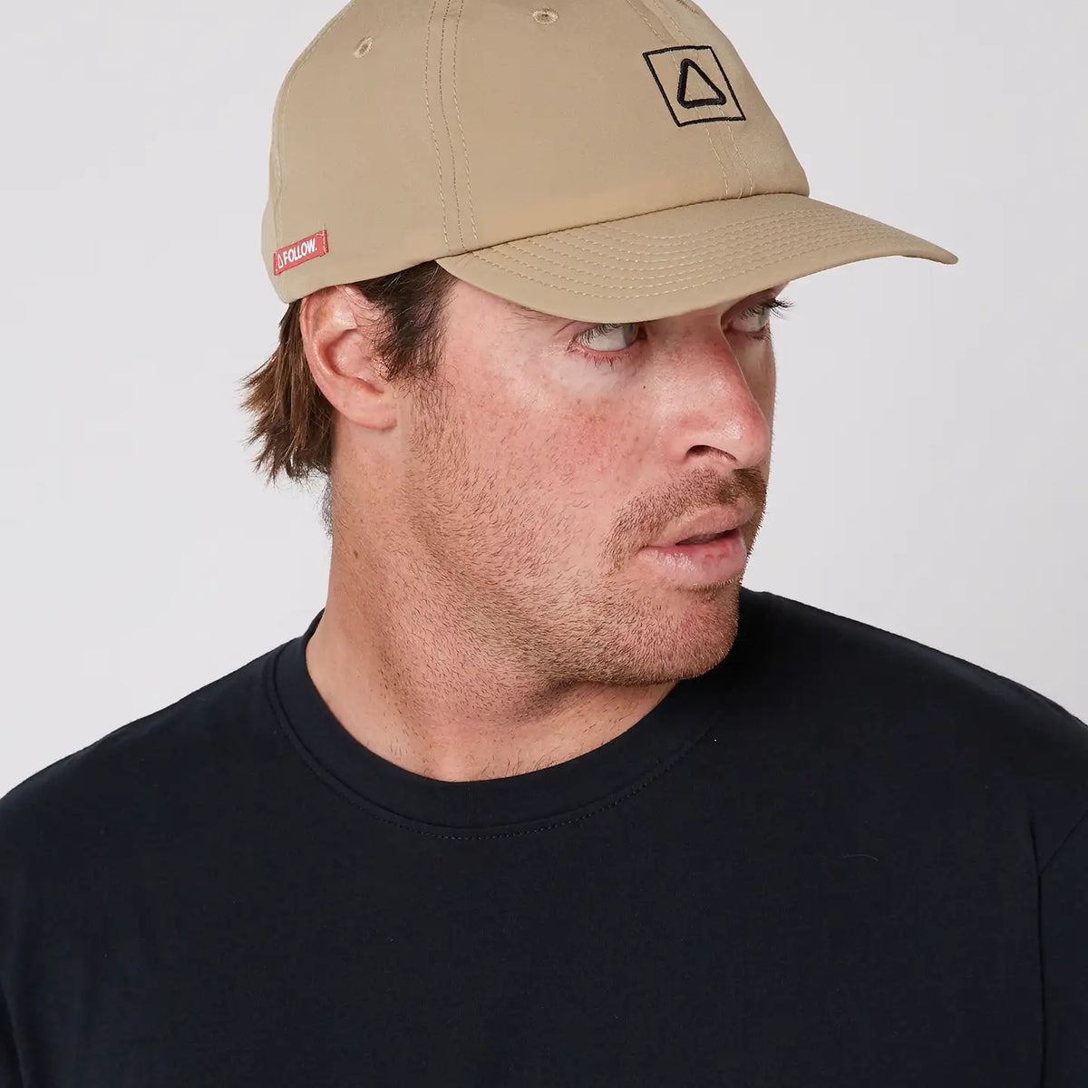 【HDEX】24FW Bold Lettering Ball Cap (Ash Khaki) 14C.webp?crop=center&height=