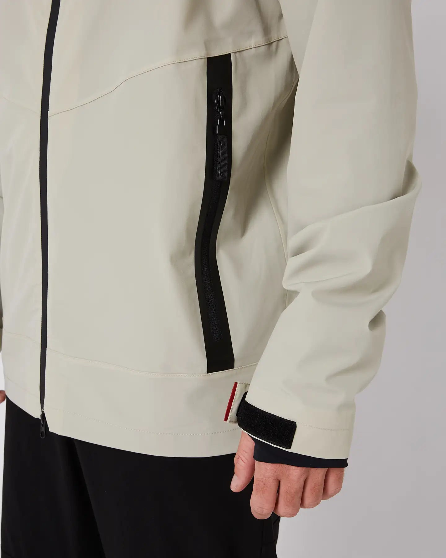 Follow Outer Spray Zip-Through Jacket - Bone 10