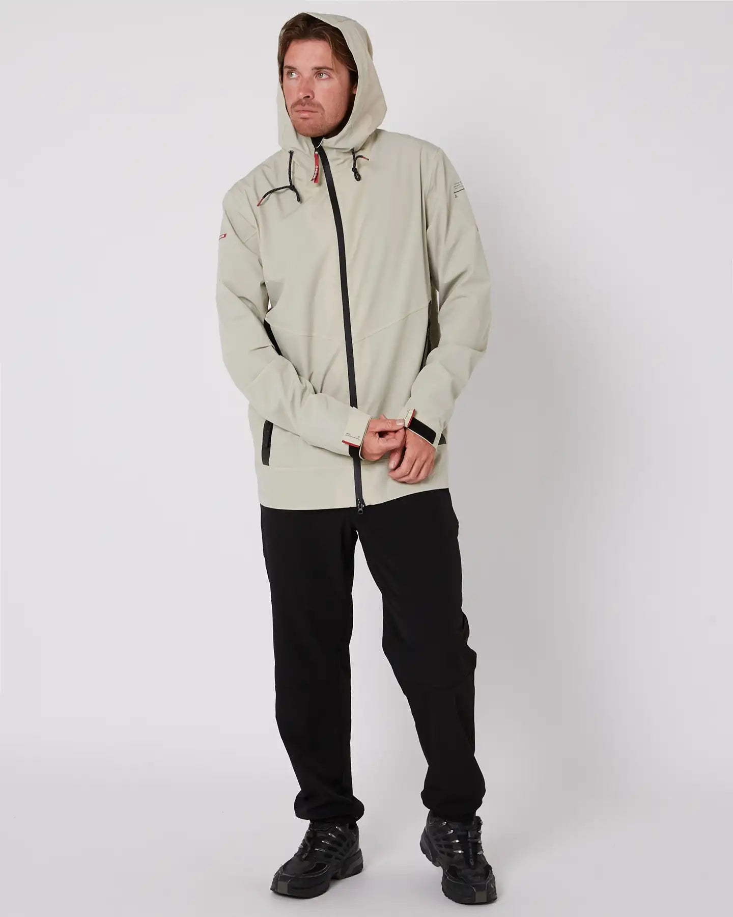 Follow Outer Spray Zip-Through Jacket - Bone 14