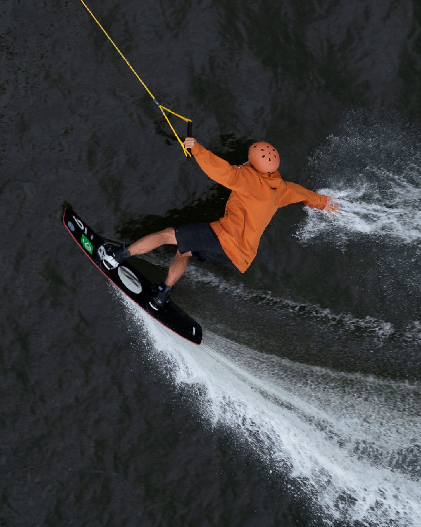 Follow Outer Spray Anorak - Ginger — men's wakeboard spray jacket