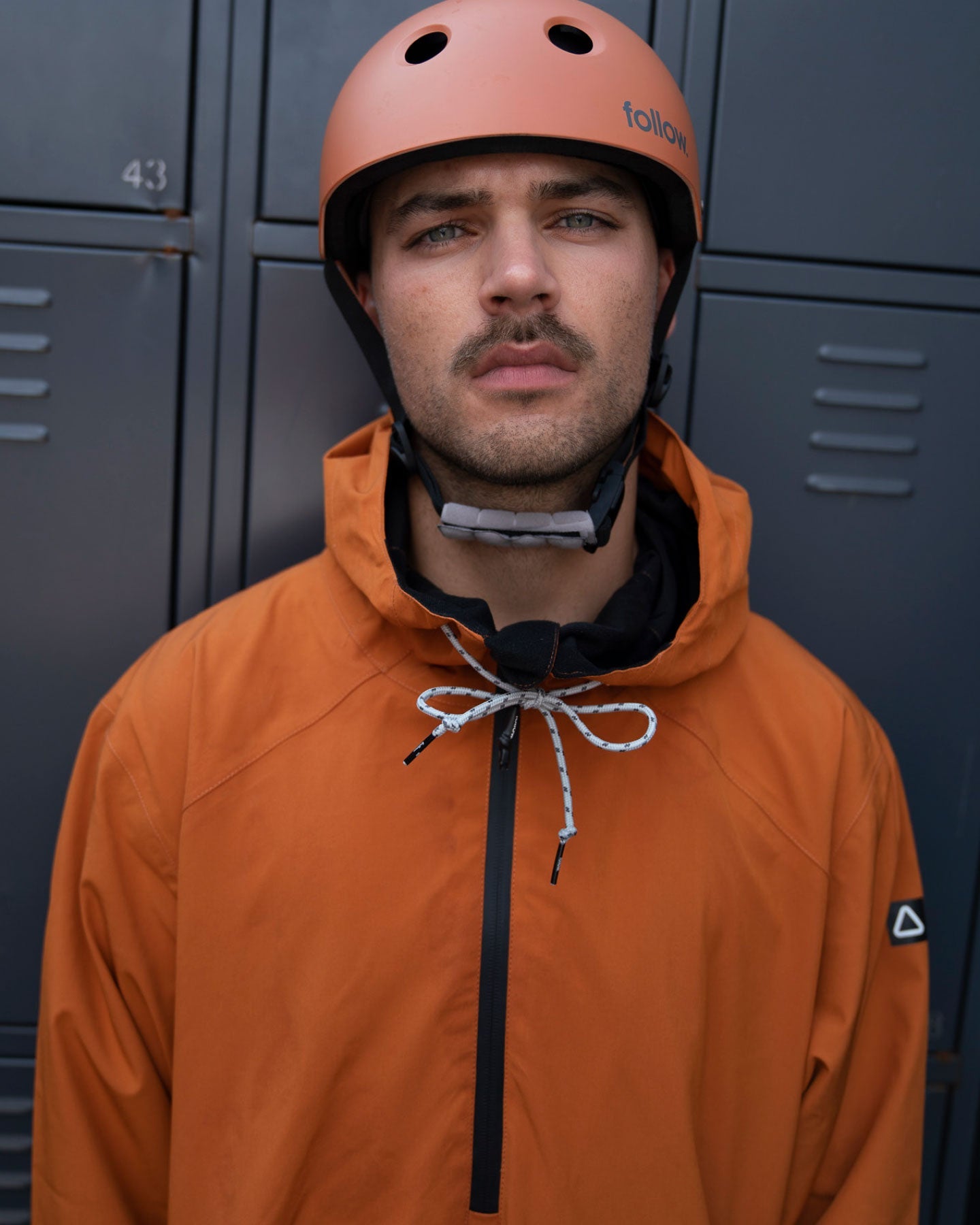 Follow Outer Spray Anorak - Ginger — men's wakeboard spray jacket
