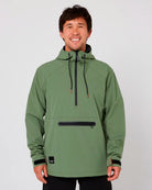 Follow Outer Spray Anorak Jacket - Olive Font