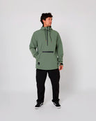 Follow Outer Spray Anorak Jacket - Olive 2