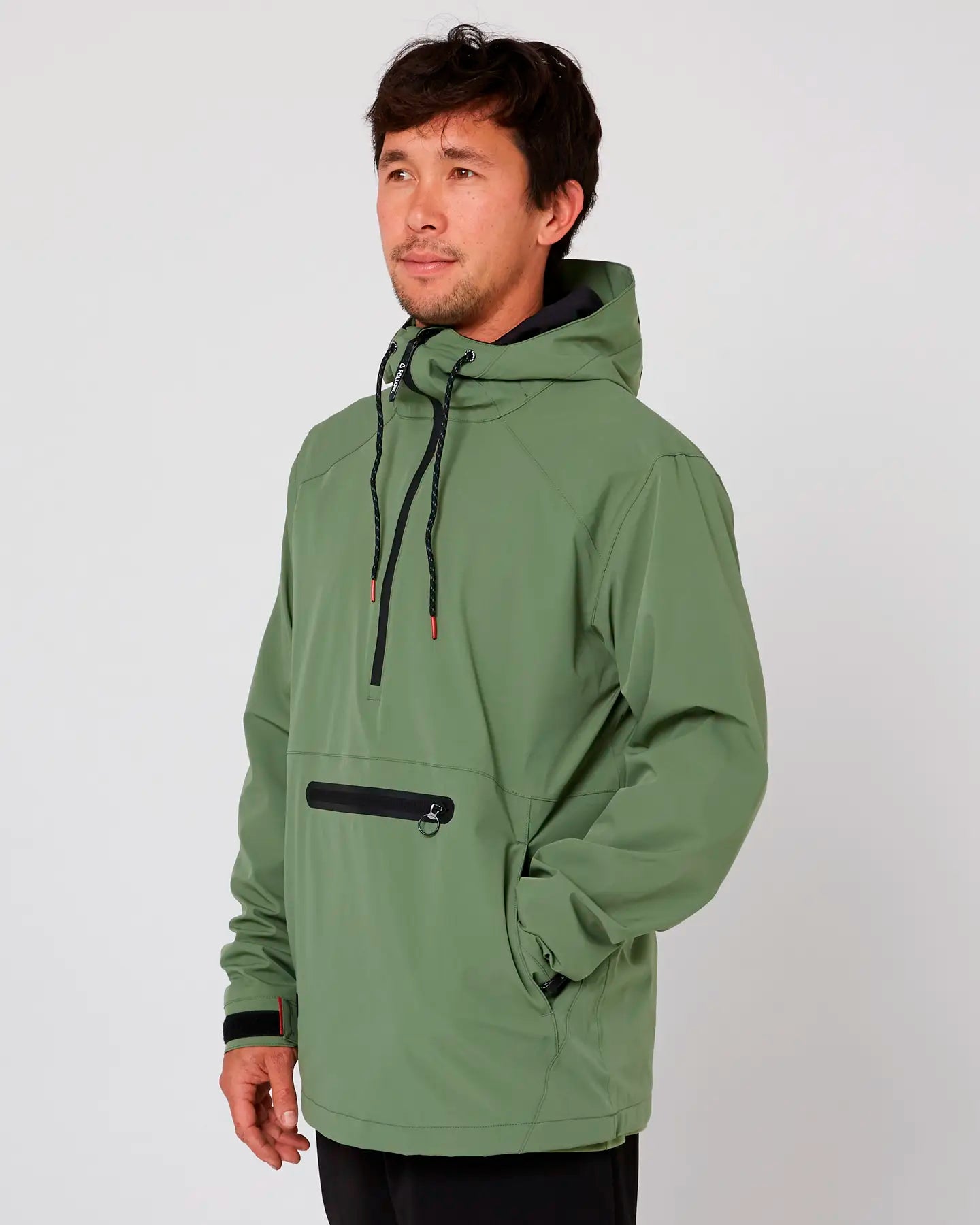 Follow Outer Spray Anorak Jacket - Olive 4