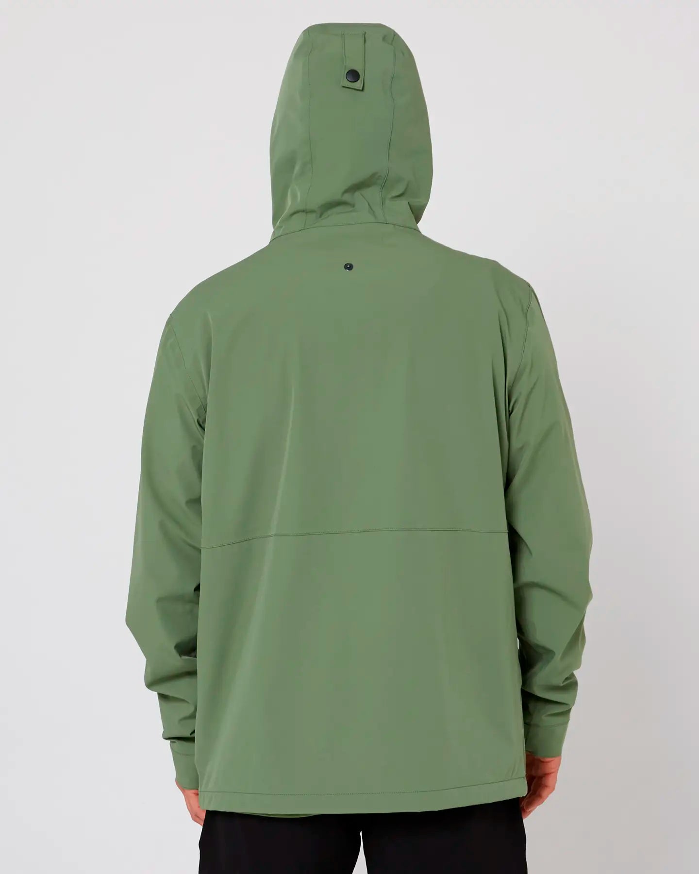Follow Outer Spray Anorak Jacket - Olive Back