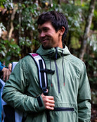 Follow Outer Spray Anorak Jacket - Olive Life Style 3