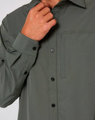 Follow Sun Shirt L/S - Olive  2