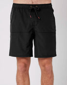 Follow All Day Shorts - Black Font