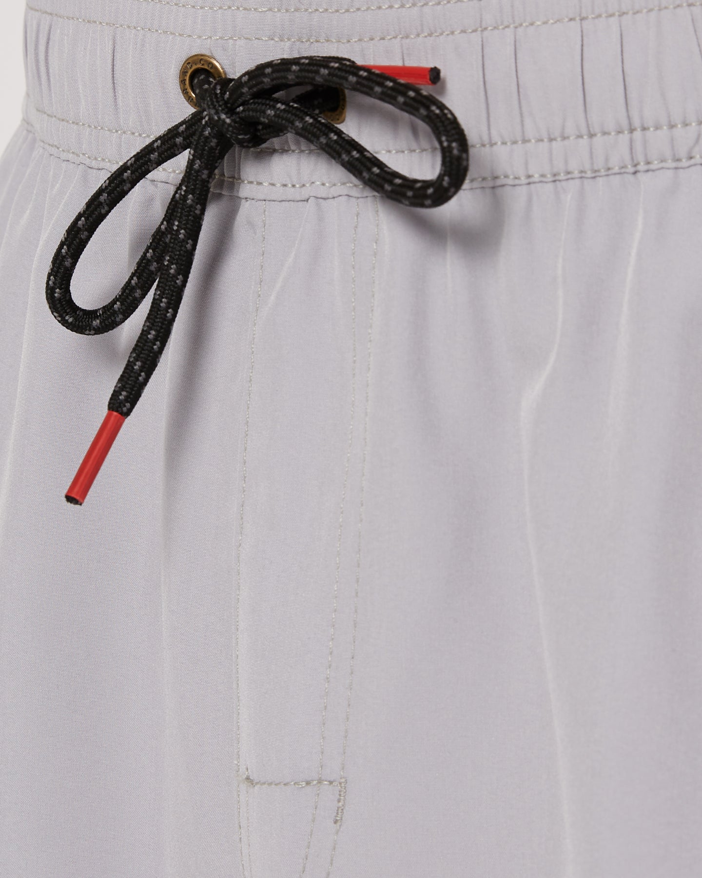 Follow All Day Shorts - Light Grey — men's wakeboard shorts, studio view 03