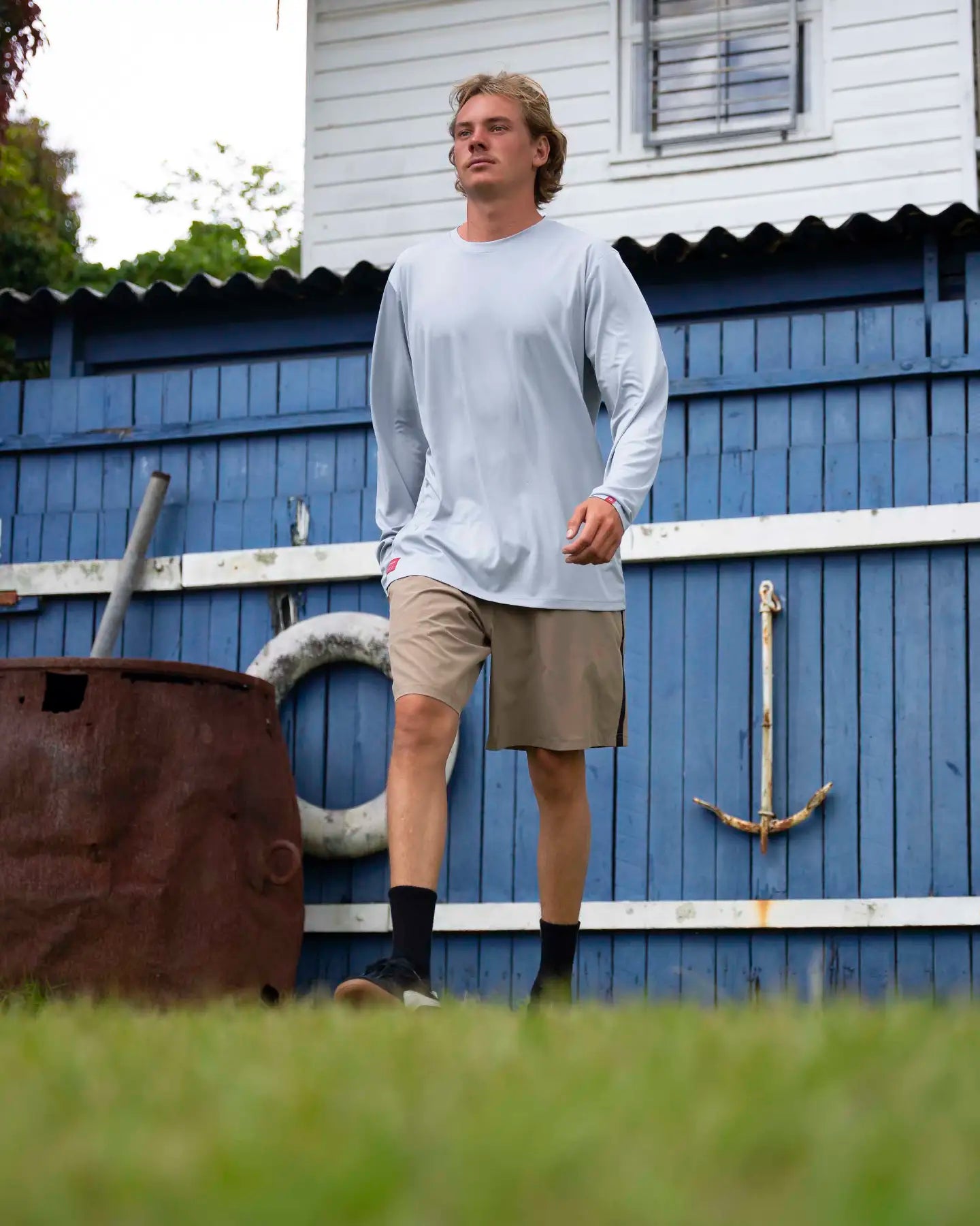 Follow Tech Shorts - Deep Taupe lifestyle 3