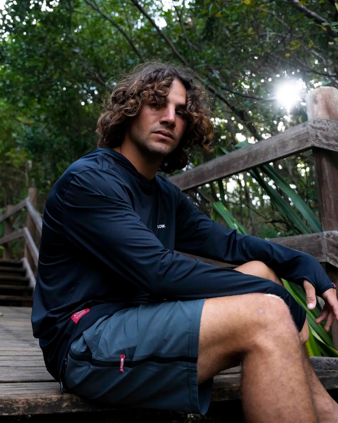 Follow Tech Shorts - Stone lifestyle 2