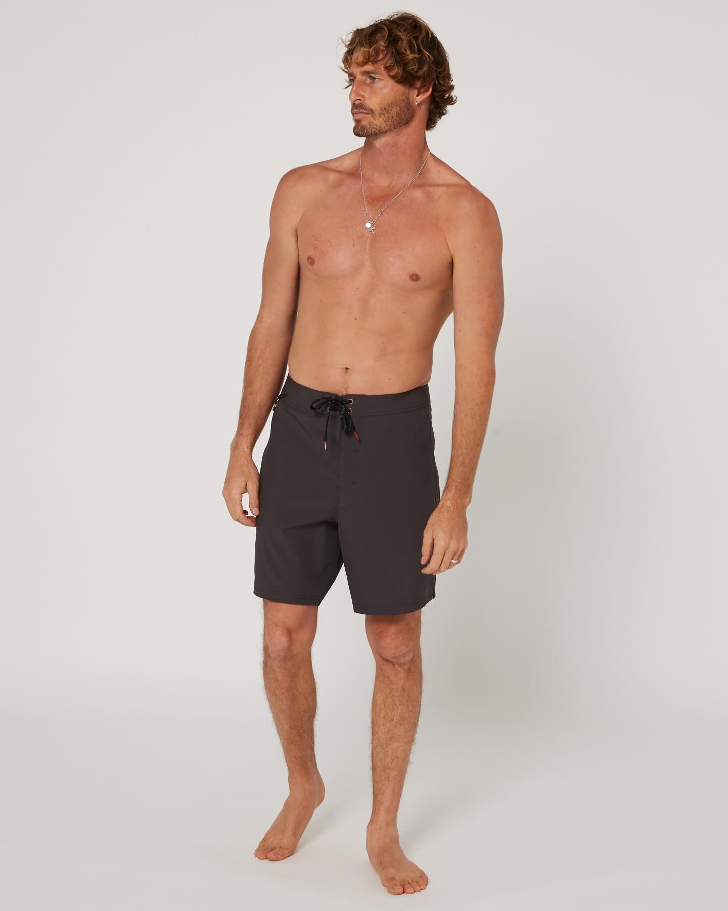 Follow Water Boardie - Charcoal — men's wakeboard boardshorts, product image 2