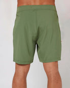 Follow Water Boardie - Olive Back