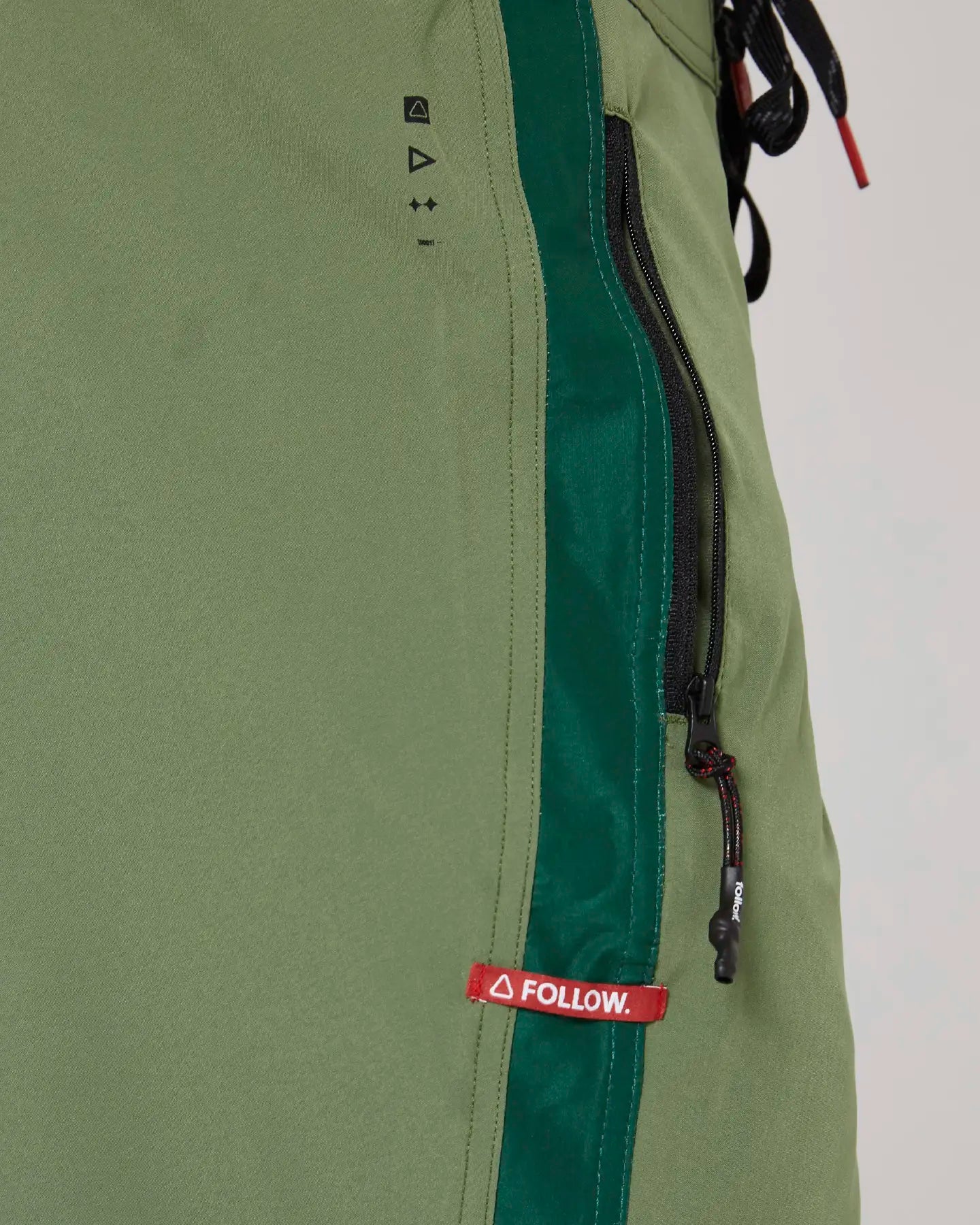Follow Water Boardie - Olive 2