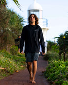 Follow Water Hood L/S - Black lifestyle 1