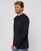 Follow Water Hood L/S - Black 1