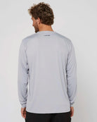 Follow Water Tee L/S - Light Grey Back