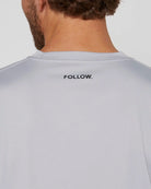 Follow Water Tee L/S - Light Grey 1