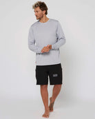 Follow Water Tee L/S - Light Grey Font