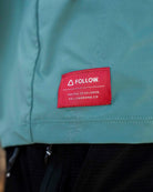 Follow Water Raglan 3/4 Tee - Black/Olive lifestyle 1