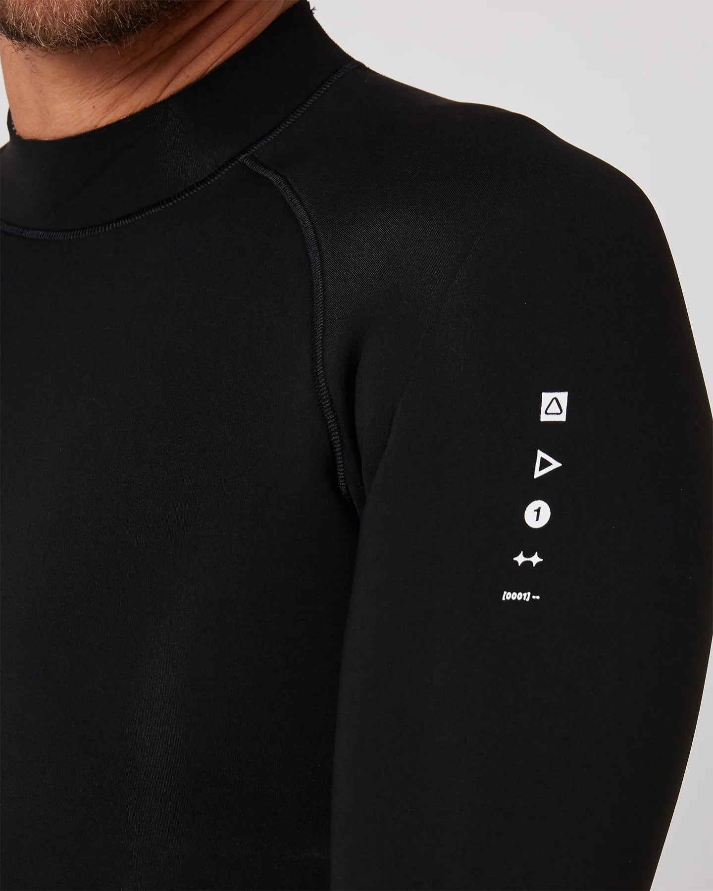 Follow P1 Ocena 1mm Wetty Top - Black 6