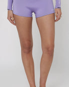 Follow Womens Wetsuit Shorts - Purple 1
