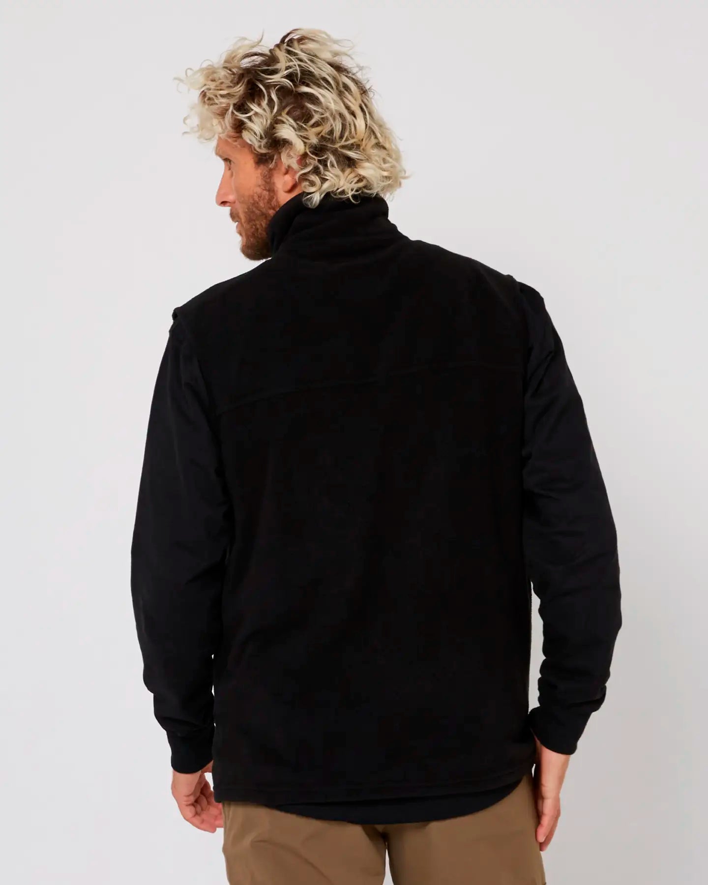 Follow Polar Vest - Black Back