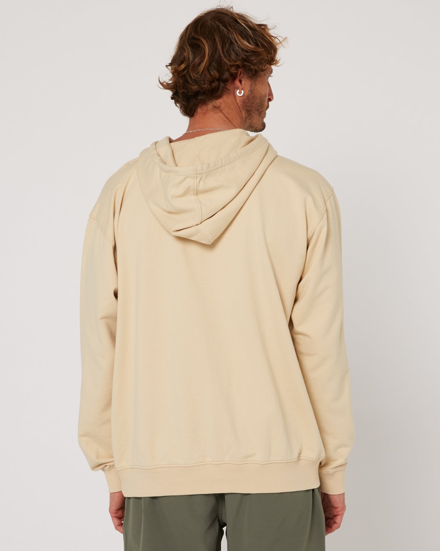 Follow Logo Hoody - Sand — men's wakeboard apparel, product image 3