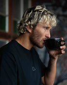 Follow Stitched Tee - Black lifestyle 2