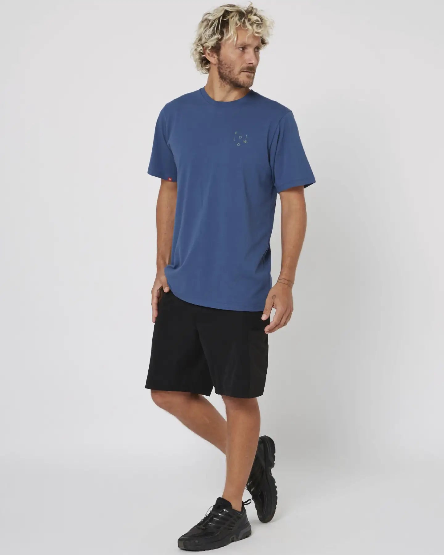 Follow Global Tech Boardie - Black Font