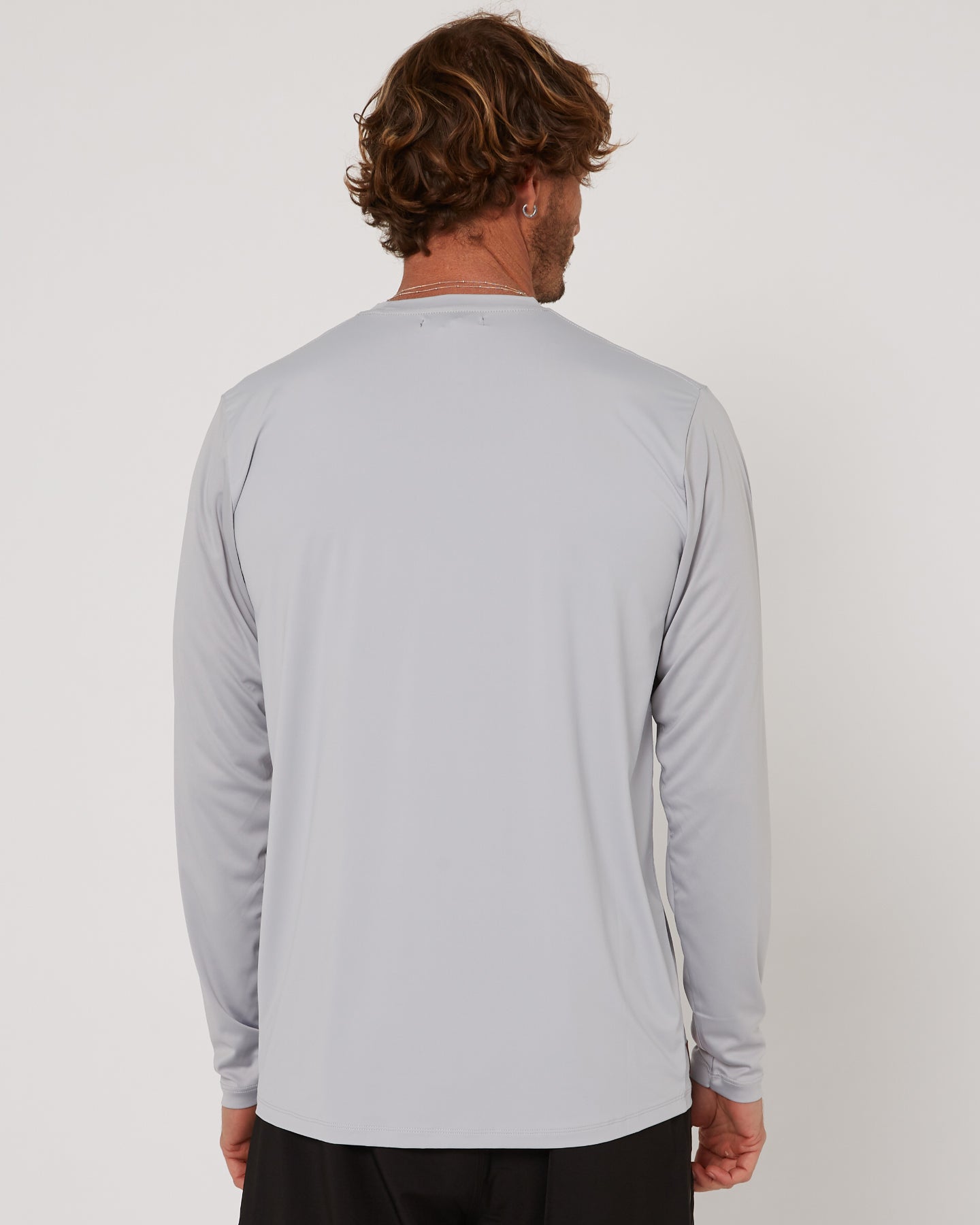 Follow Hybrid Tee L/S - Light Grey 3