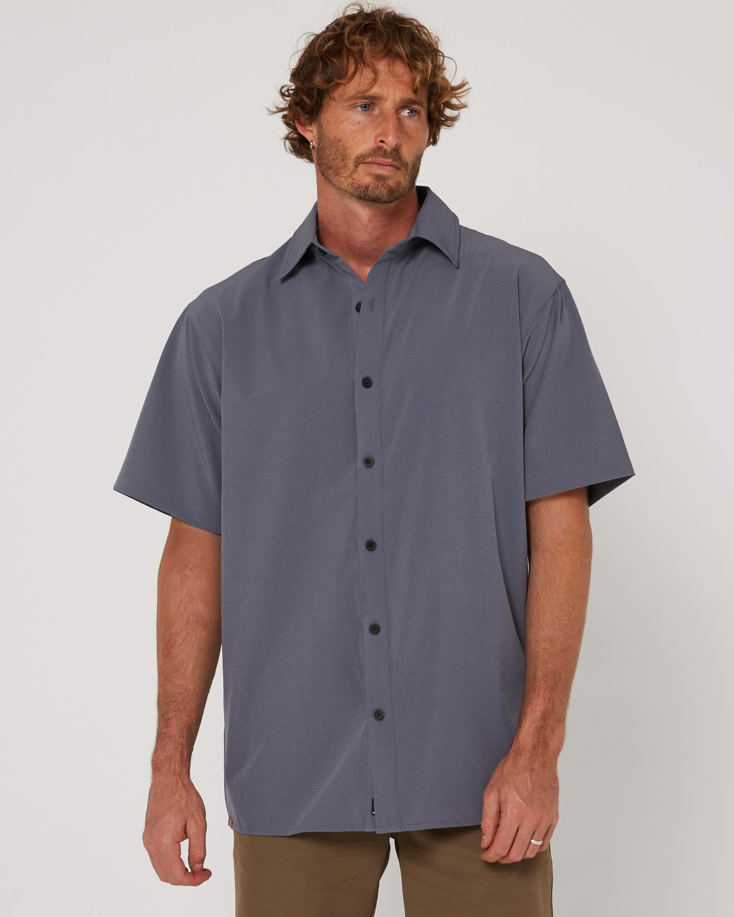 Follow Tech Shirt S/S - Slate 1