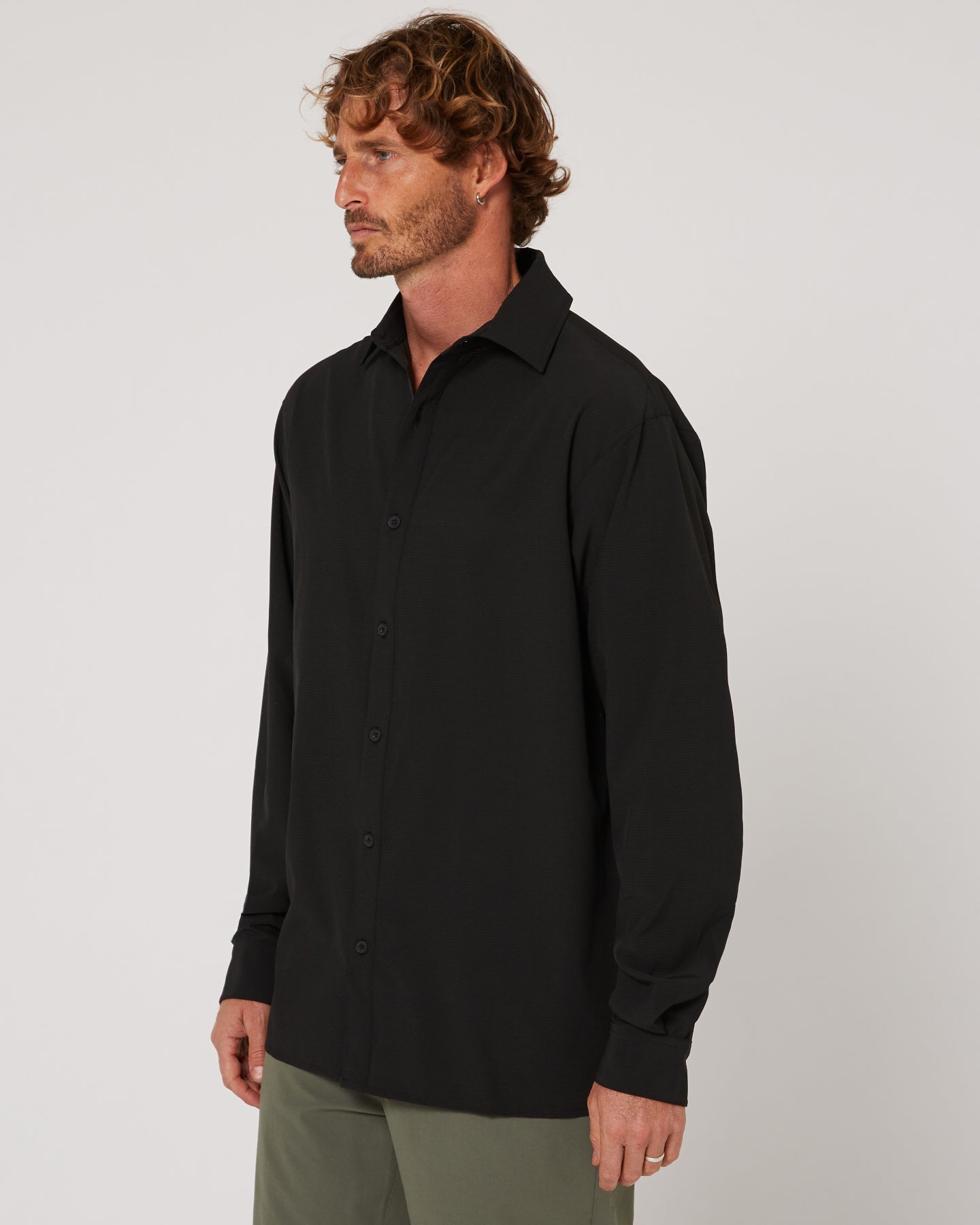 Follow Tech Shirt L/S - Black 4