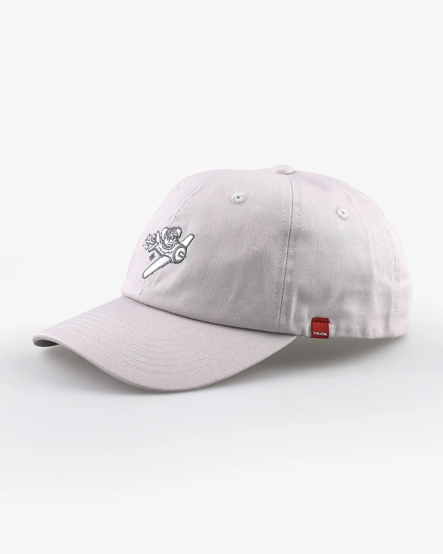 Follow Moment Cap - Light Grey — wakeboarding cap, product image 3