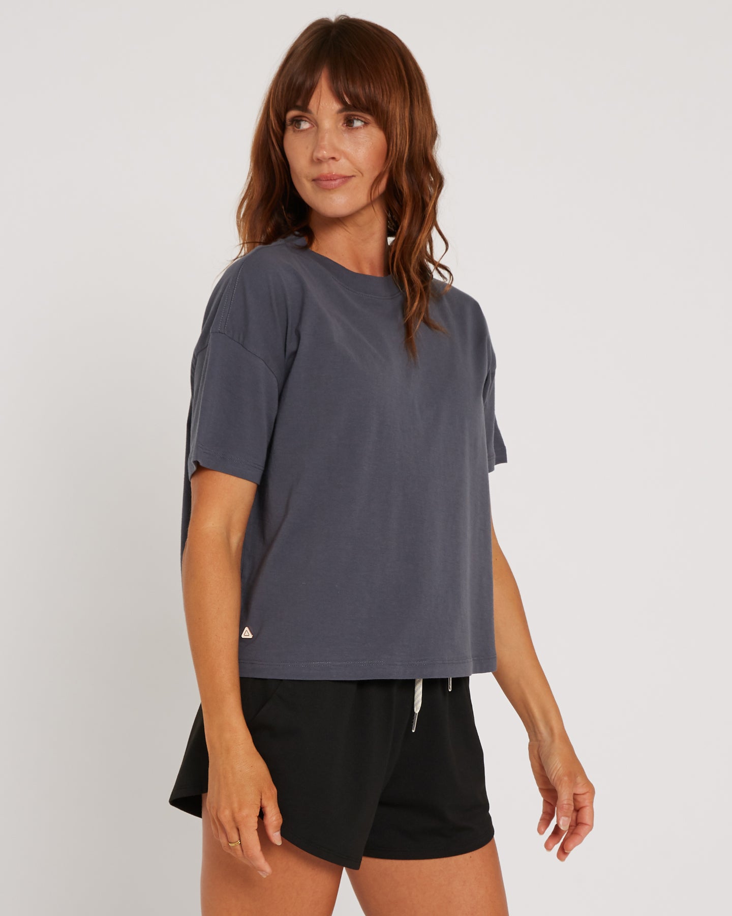 Follow Rhea Oversized Tee - Charcoal 4