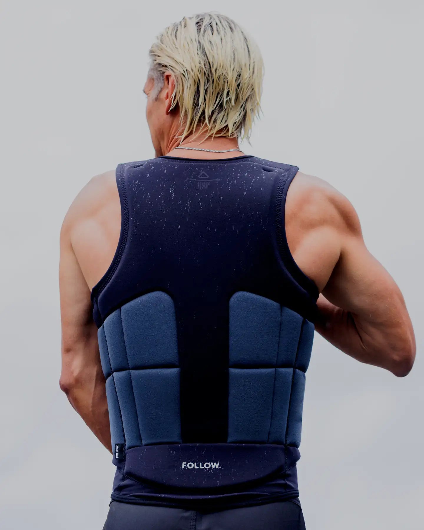 Follow Global Mens Impact Vest - Black — men's wakeboard impact vest