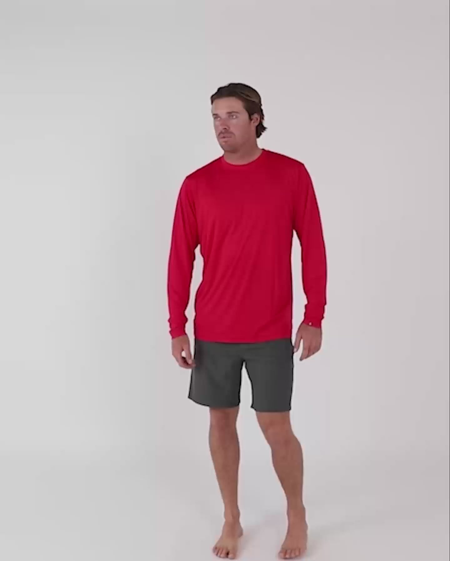 Follow Sun Tee L/s - Dirty Red video