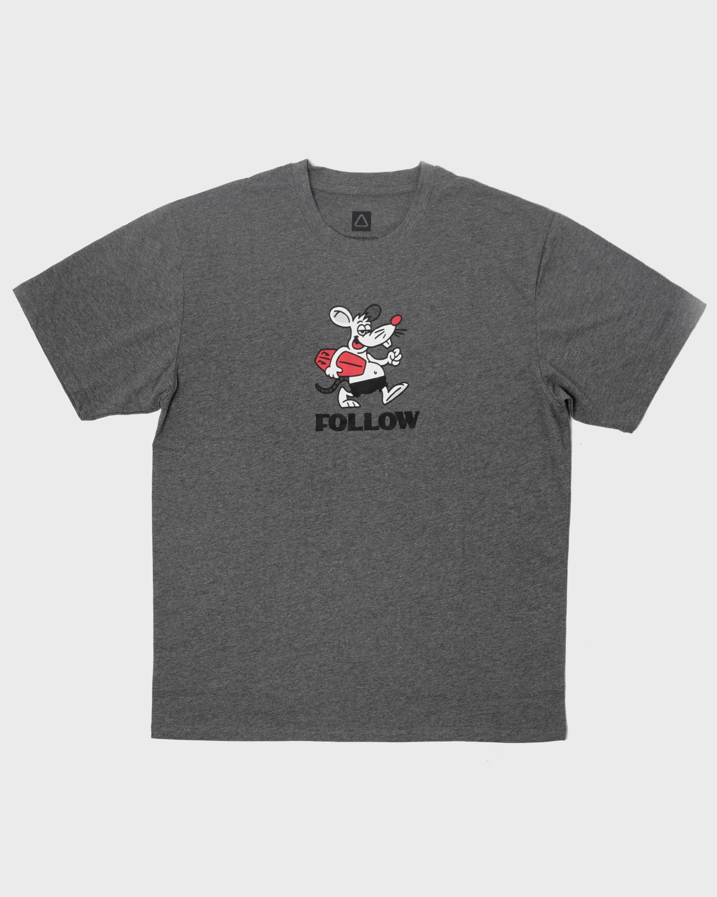 Follow Never You Mind Tee - Grey Heather