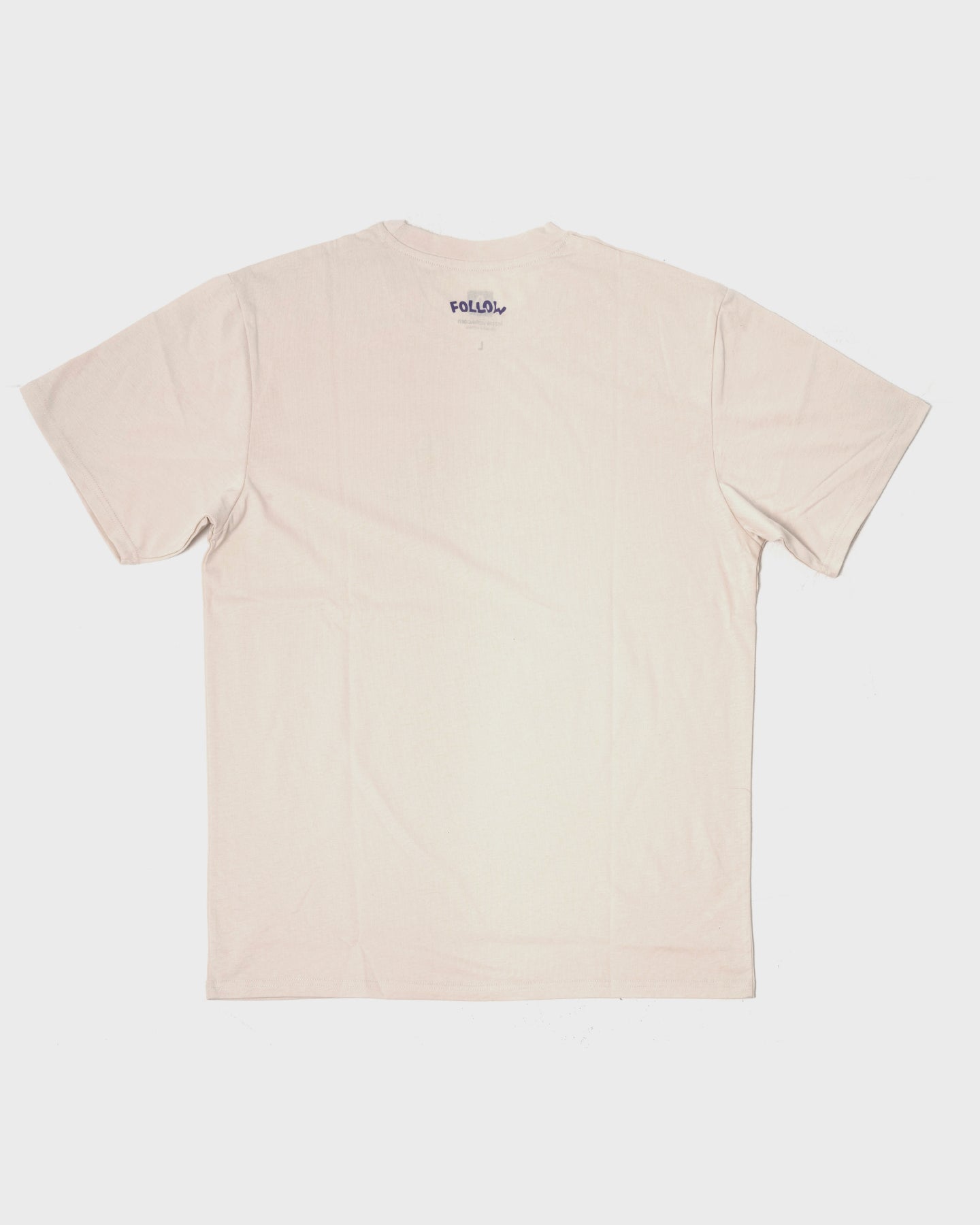 Follow Never You Mind Tee - Natural - Back