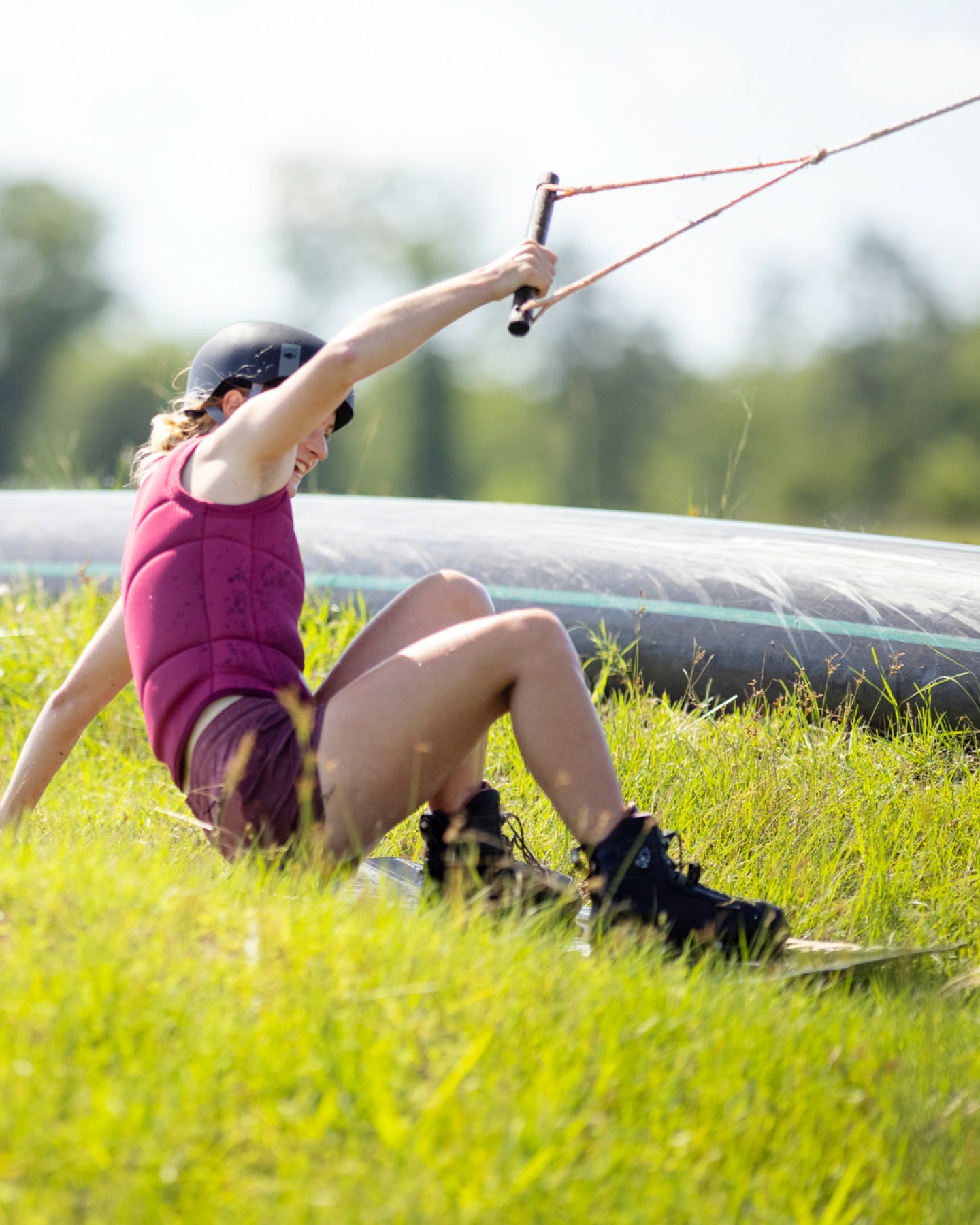 Follow Cord Impact Vest - Maroon- Lifestyle 6