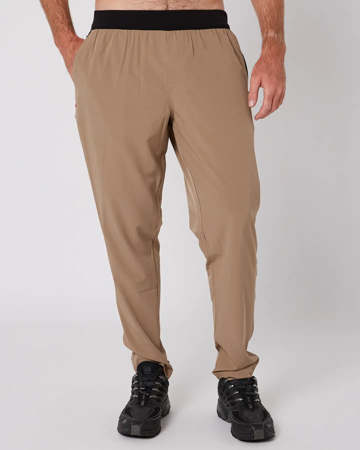 Follow Tech Pants in Khaki | Stretch Outdoor | Follow USA