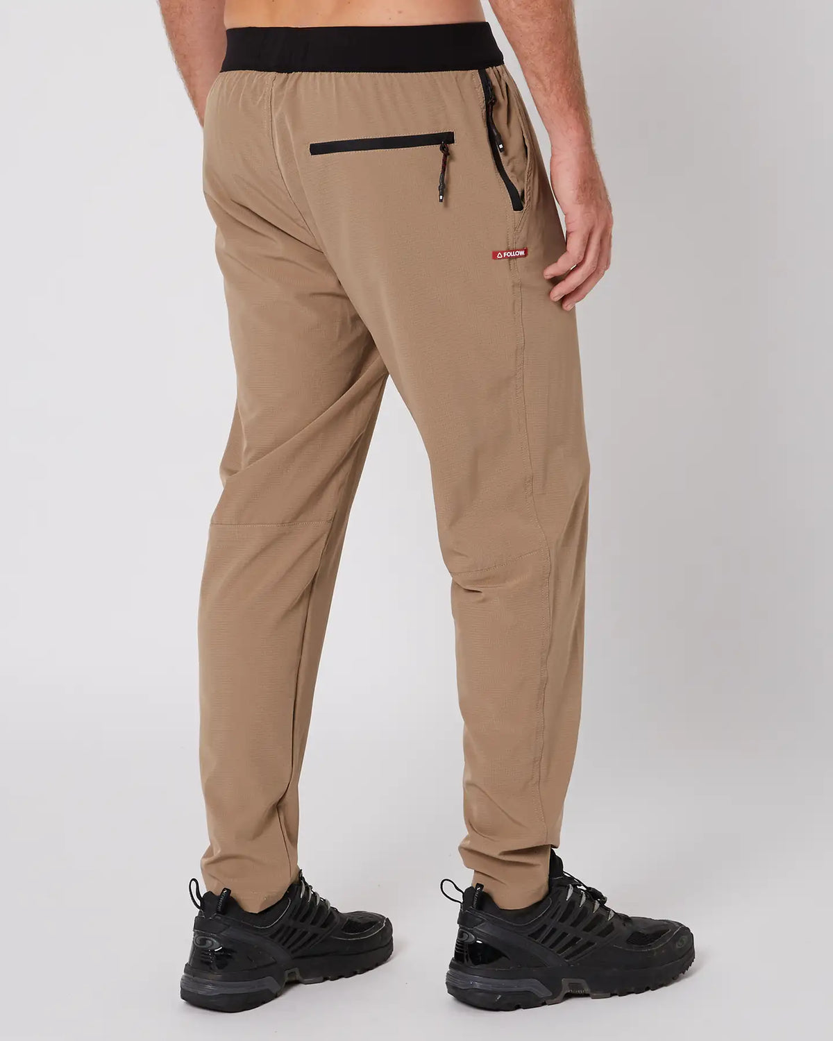 Follow Tech Pants in Khaki | Stretch Outdoor | Follow USA