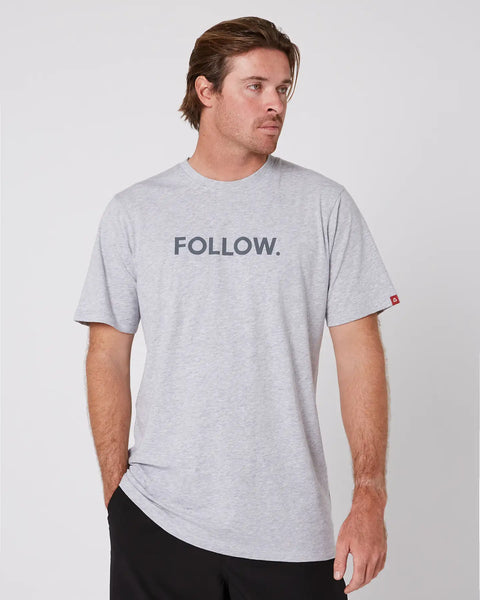 Follow Logo Tee - Grey Heather – Follow USA Follow Logo Tee - Grey Heather – Follow USA