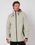 Follow Outer Spray Zip-Through Jacket - Bone