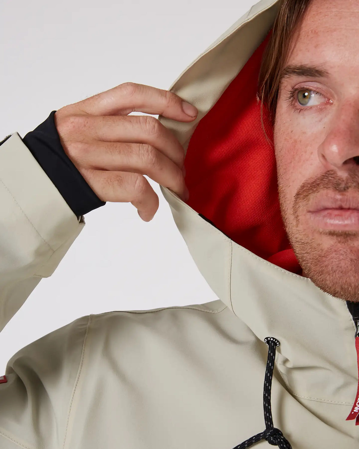 Follow Spray Zip Through Jacket in Bone | Follow USA