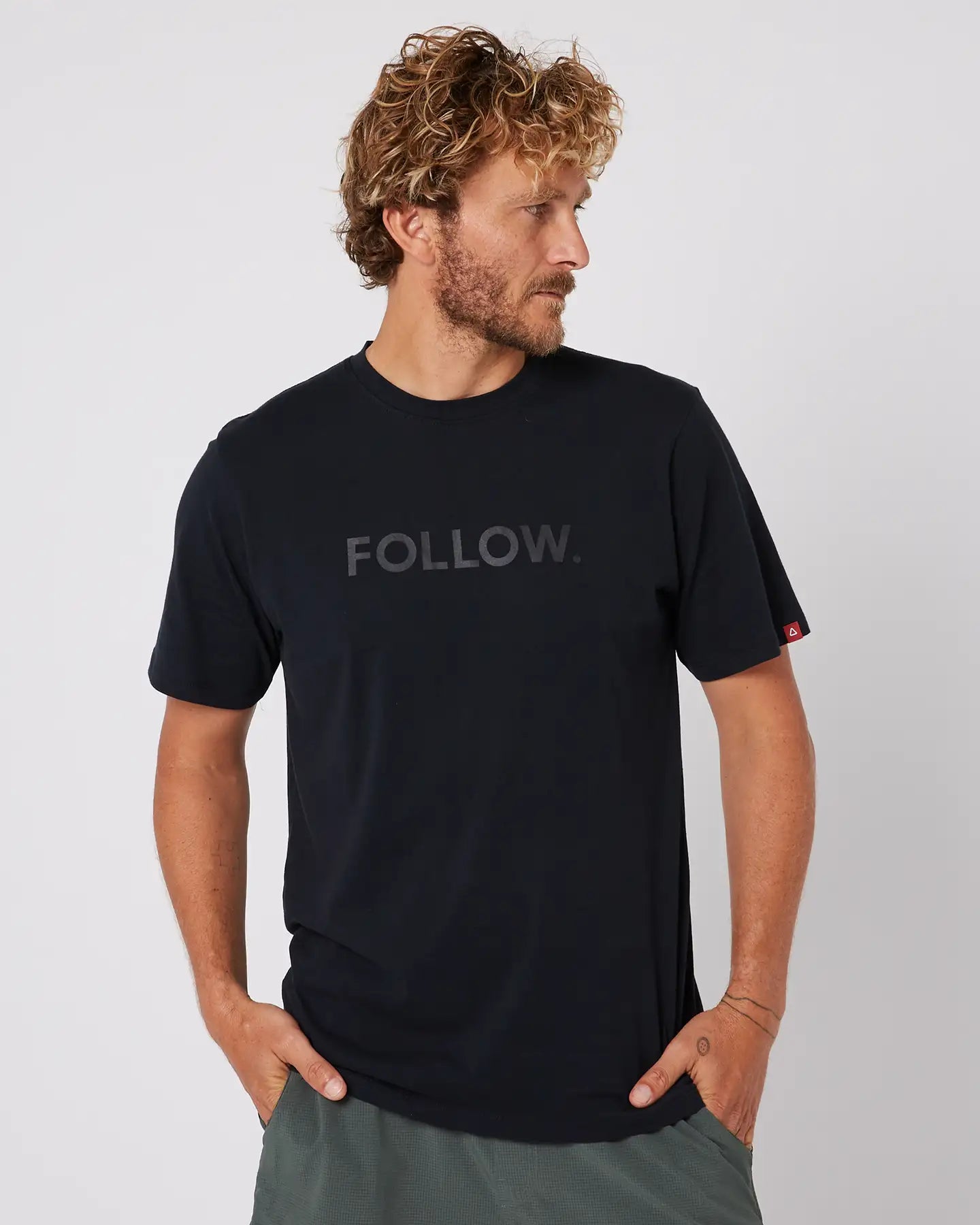 Follow Logo Tee - Black – Follow USA