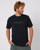 Follow Logo Tee - Black