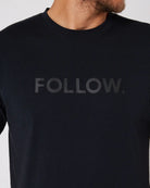 Follow Logo Tee - Black 5