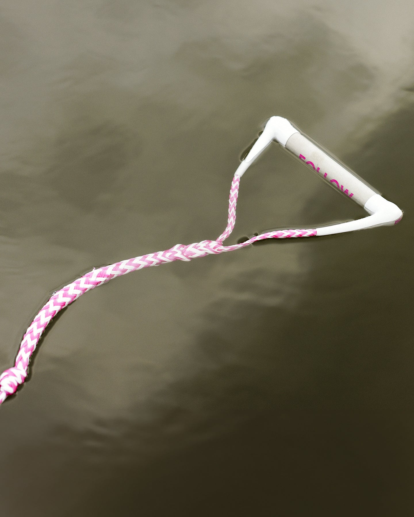 Follow Surf Package - Pink — wakeboard handle and rope, action view 01