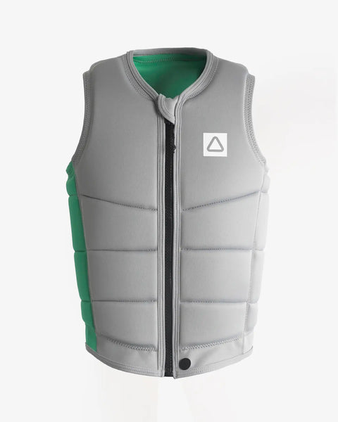 ëpaのreversible short vest Follow Corp Mens Impact Vest - Grey/Green – Follow USA